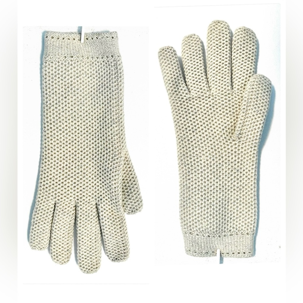 Loro Piana Ivory Cashmere Gloves